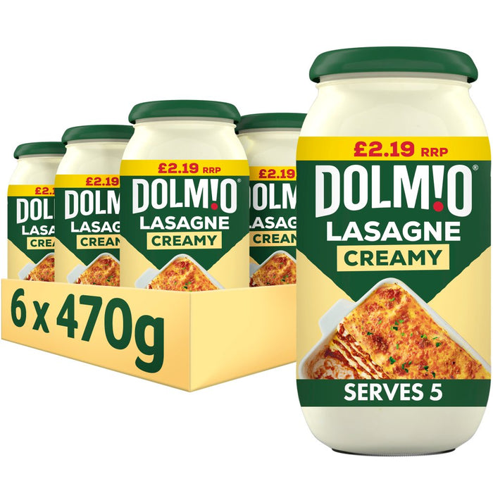 Dolmio Lasagne Creamy White Sauce 470g (Case of 6)