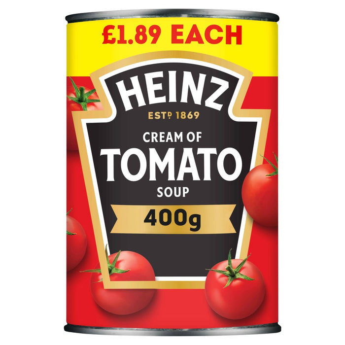 Heinz Cream of Tomato Soup PMP 400g (Case of 24)
