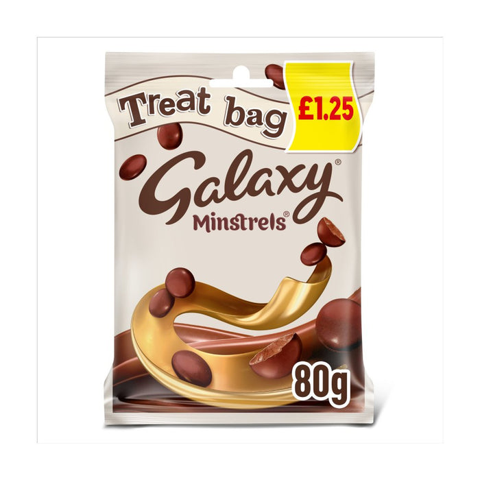 Galaxy Minstrels Chocolate Treat Bag PMP 80g (Box of 20)
