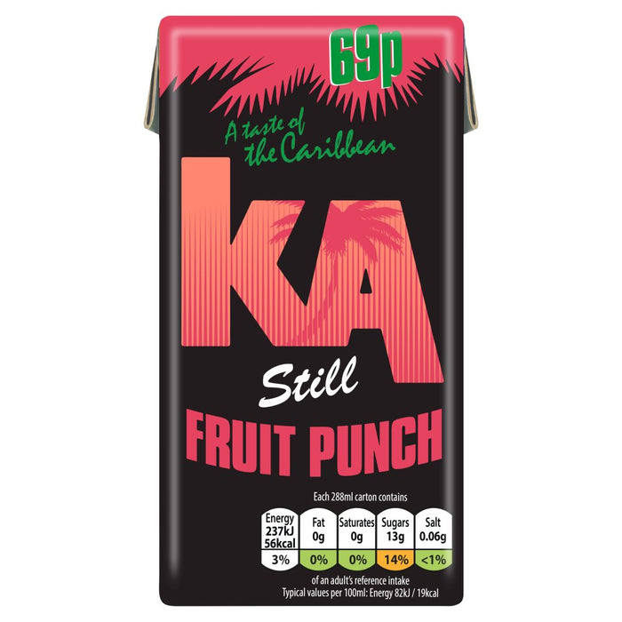 KA Still Fruit Punch 288ml (Case of 27)