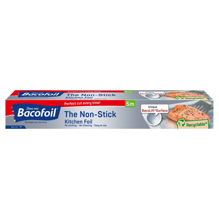 Bacofoil The Non-Stick Kitchen Foil with Easy-Cut System 30cm x 5m