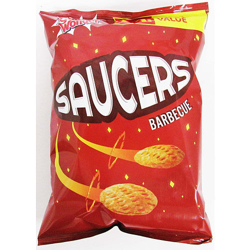 Golden Wonder Saucers Barbecue Flavour Snacks PMP 40g (Box of 18)