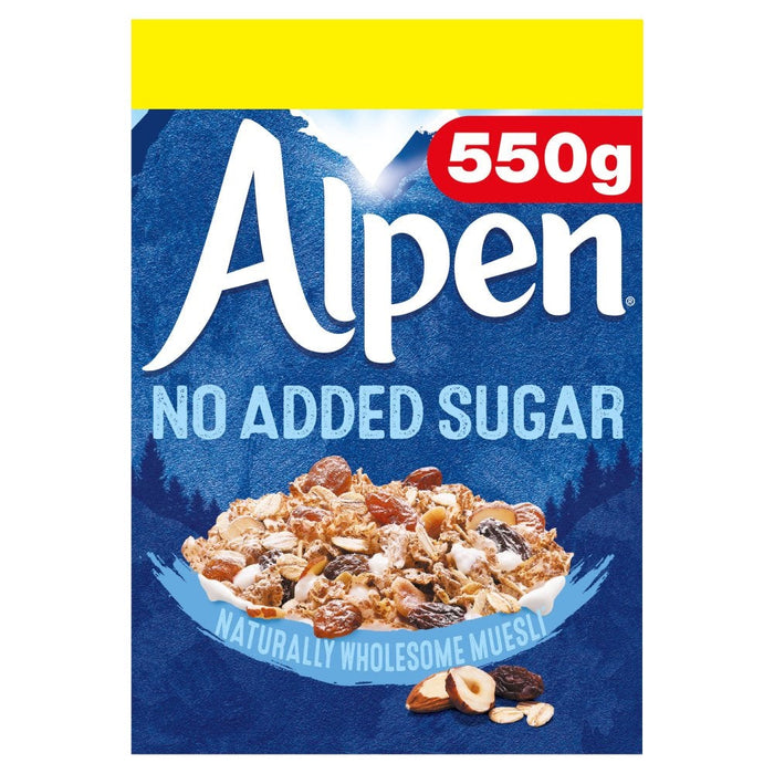 Alpen No Added Sugar 550g PMP