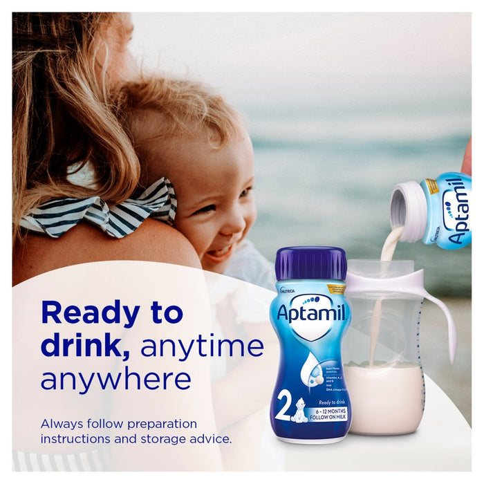 Aptamil 2 Follow On Milk 6-12 Months 200ml (Case of 12)