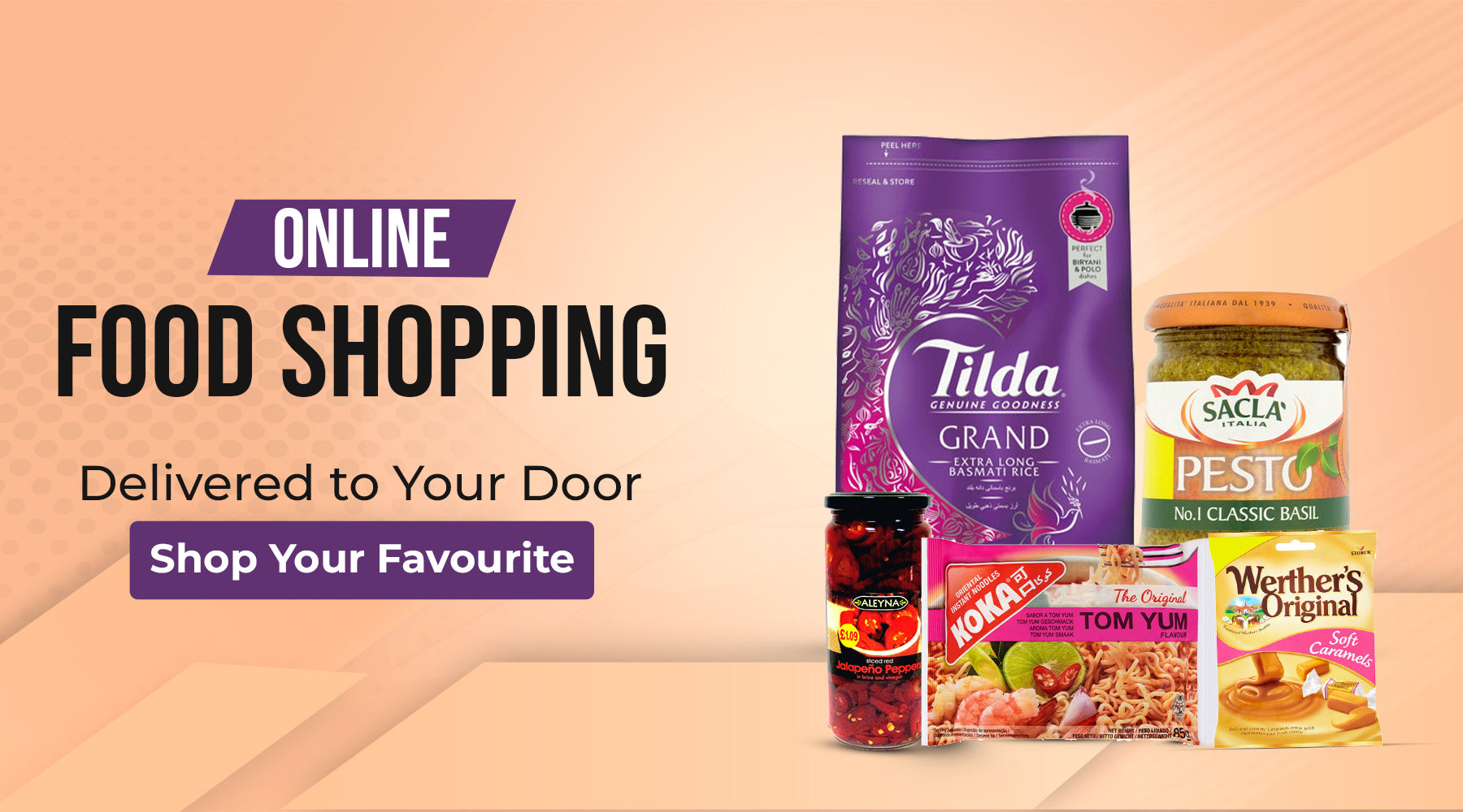 Online sales british supermarket
