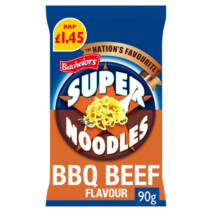 Batchelors Super Noodle BBQ Beef 90g (Case of 8)
