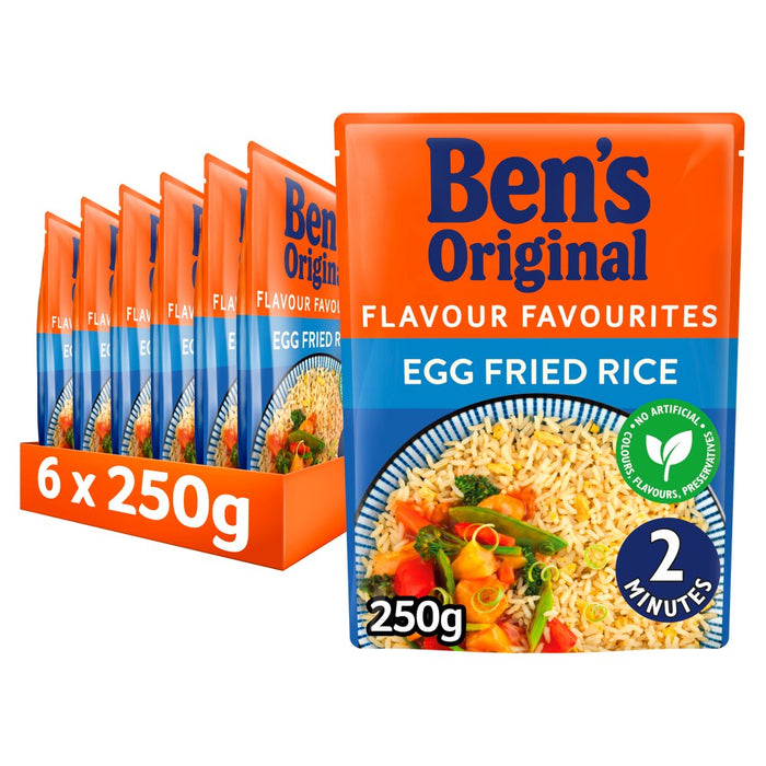 Bens Original Egg Fried Microwave Rice 250g (Box of 6)