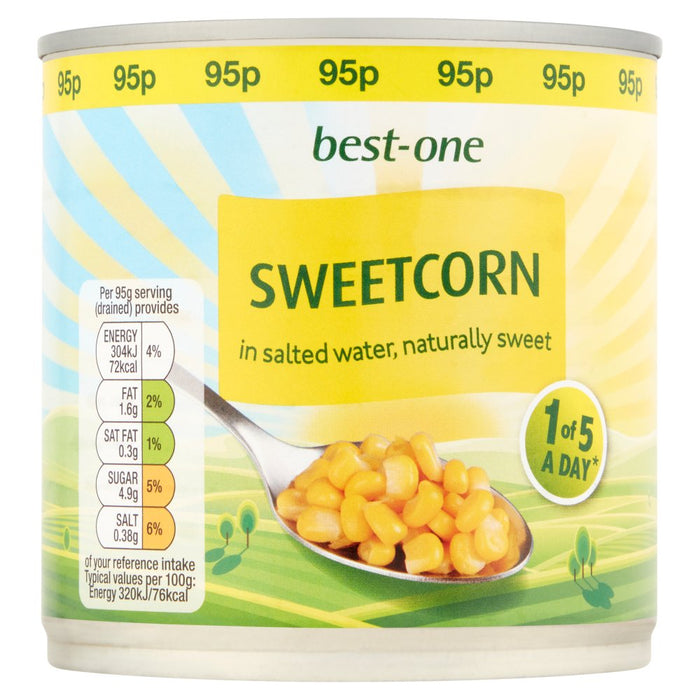 Best-One Sweetcorn 326g (Case of 12)