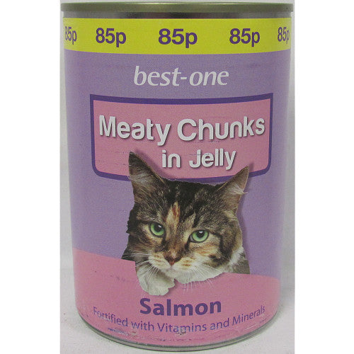 Bestone Meaty Chunks in Jelly Salmon 400g (Case of 12)