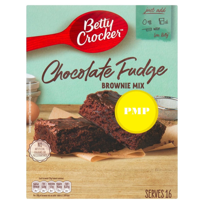 Betty Crocker Chocolate Fudge Brownie Mix, 415g