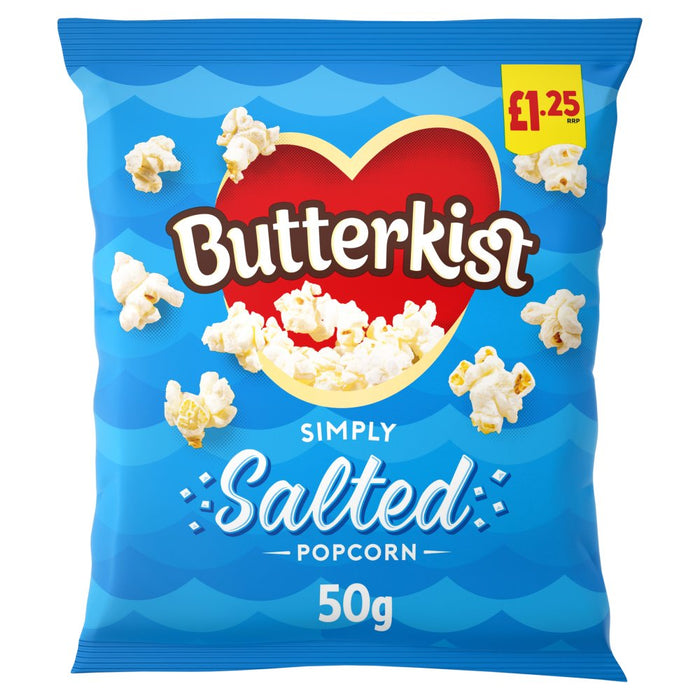 Butterkist Simply Salted Popcorn PMP 50g (Case of 15)