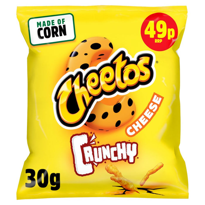 Cheetos Crunchy Cheese Snacks, 30g (Box of 30)