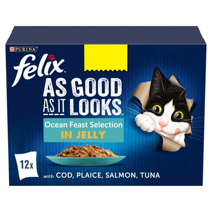 Felix As Good As It Looks Ocean Feast Selection in Jelly