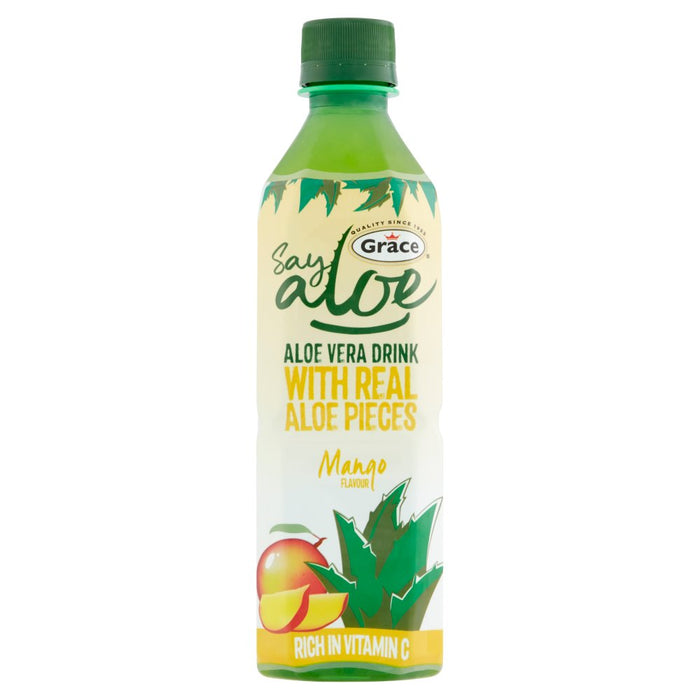 Grace Say Aloe Vera Drink Mango Flavour 500ml (Case of 12)