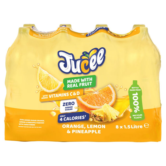 Jucee Orange, Lemon & Pineapple 1.5 Ltr (Case of 8)