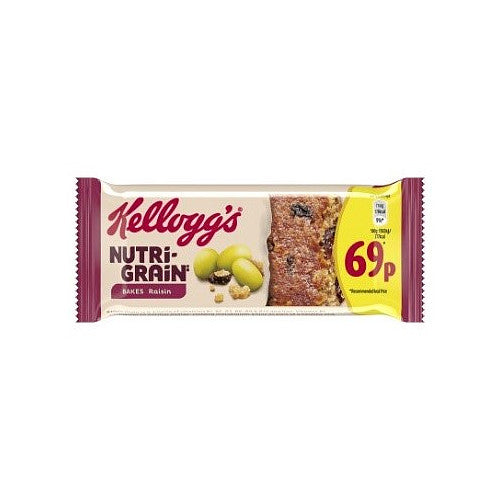 Kellogg's Nutri-Grain Bakes Raisin Bar 45g (Box of 24)