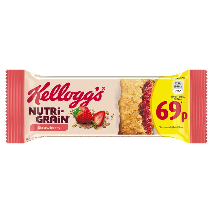 Kellogg's Nutri Grain Strawberry Bar 37g (Box of 25)