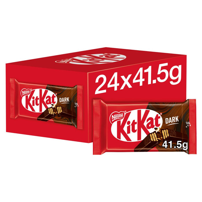 Kit Kat 4 Finger Dark Chocolate Bar 41.5g (Box of 24)