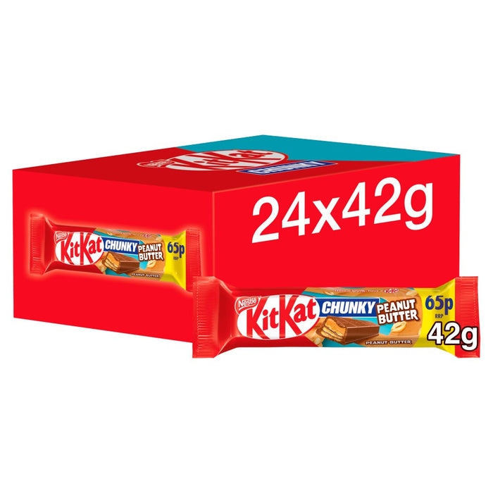 Kit Kat Chunky Peanut Butter Chocolate Bar PMP 42g (Box of 24)