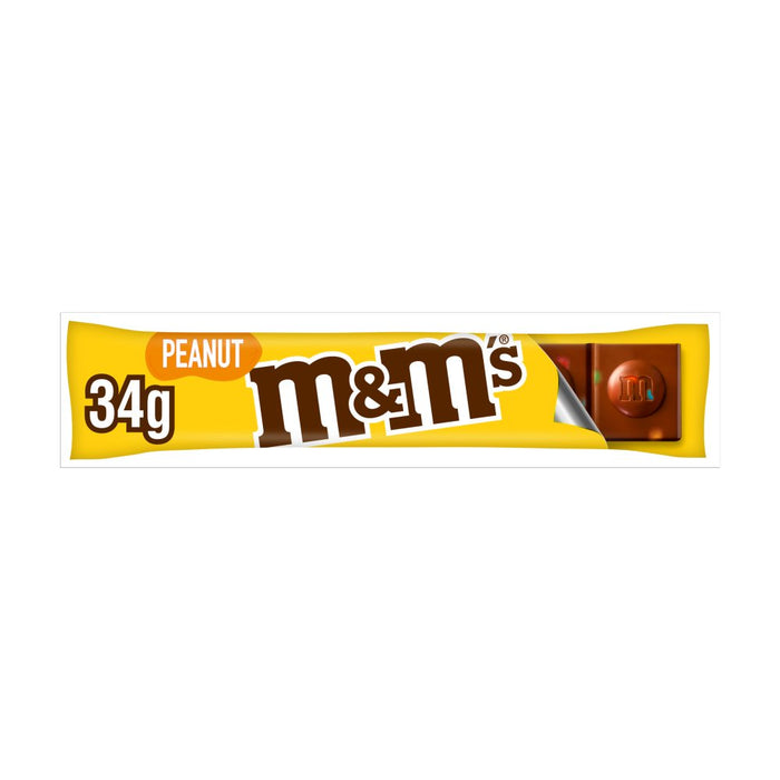 M&M's Peanut & Milk Chocolate Bar 34g (Case of 24)
