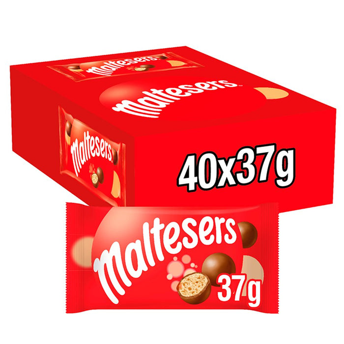Maltesers Chocolate PMP Bag, 37g (Box of 40)