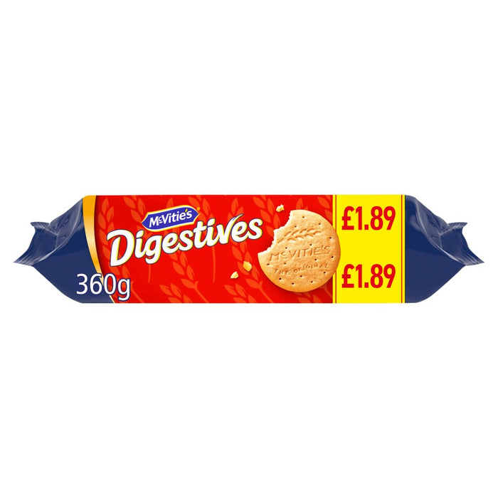 McVitie's Digestives Biscuits 360g (Box of 12)