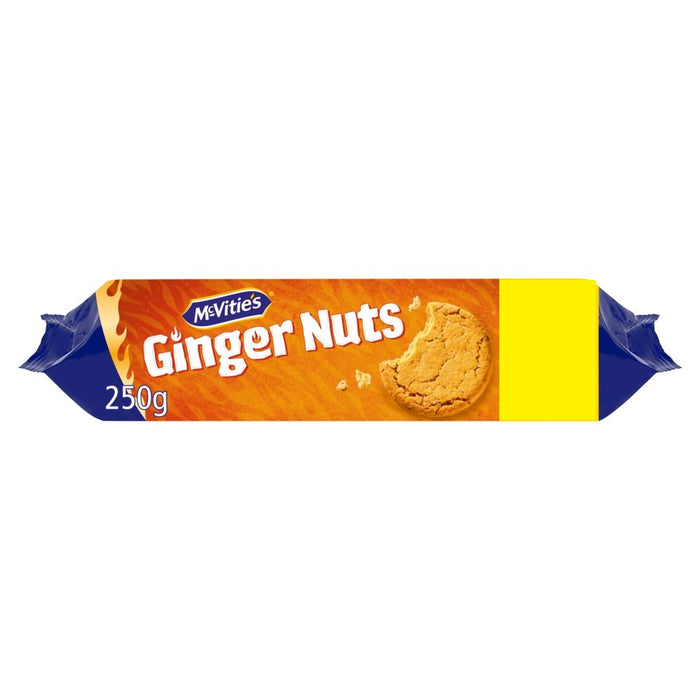 McVitie's Ginger Nuts Biscuits PMP 250g (Box of 12)