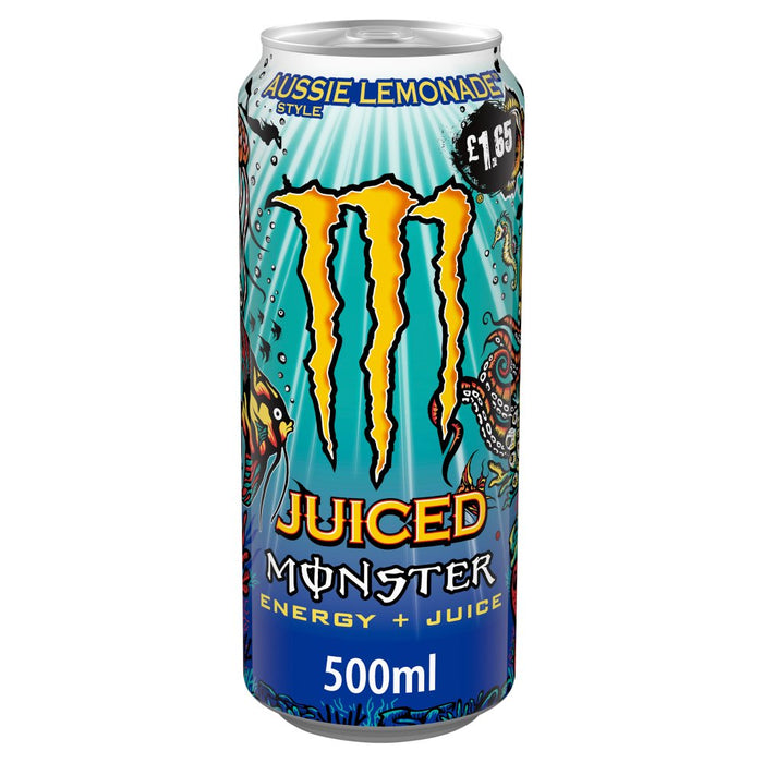 Monster Energy Drink Aussie Style Lemonade 500ml (Case of 12)