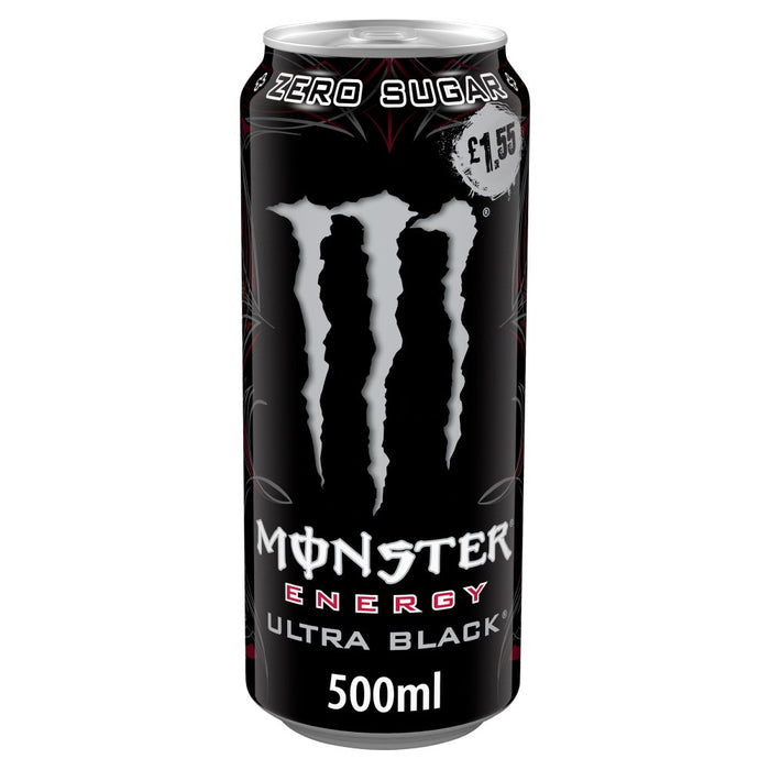 Monster Energy Drink Ultra Black PMP 500ml (Case of 12)