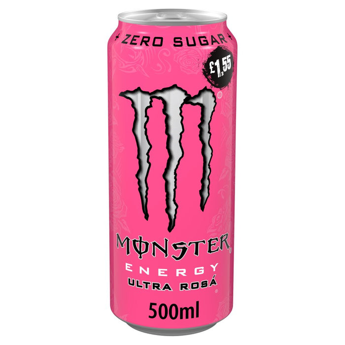 Monster Energy Drink Ultra Rosa PMP 500ml (Case of 12)
