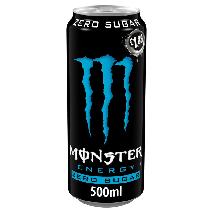 Monster Energy Drink Zero Sugar 500ml (Case of 12)