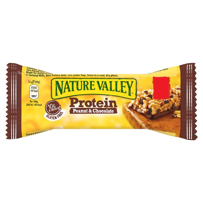 Nature Valley Protein Peanut & Chocolate 40g (Box of 12)