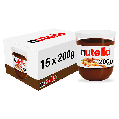 Nutella Hazelnut and Chocolate Spread Jar PMP 200g (Case of 6)