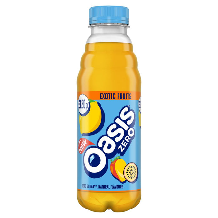 Oasis Zero Exotic Fruits PMP 500ml (Case of 12)