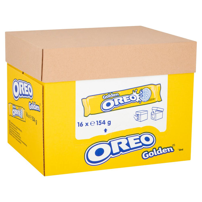 Oreo Golden Sandwich Biscuits 154g (Box of 16)