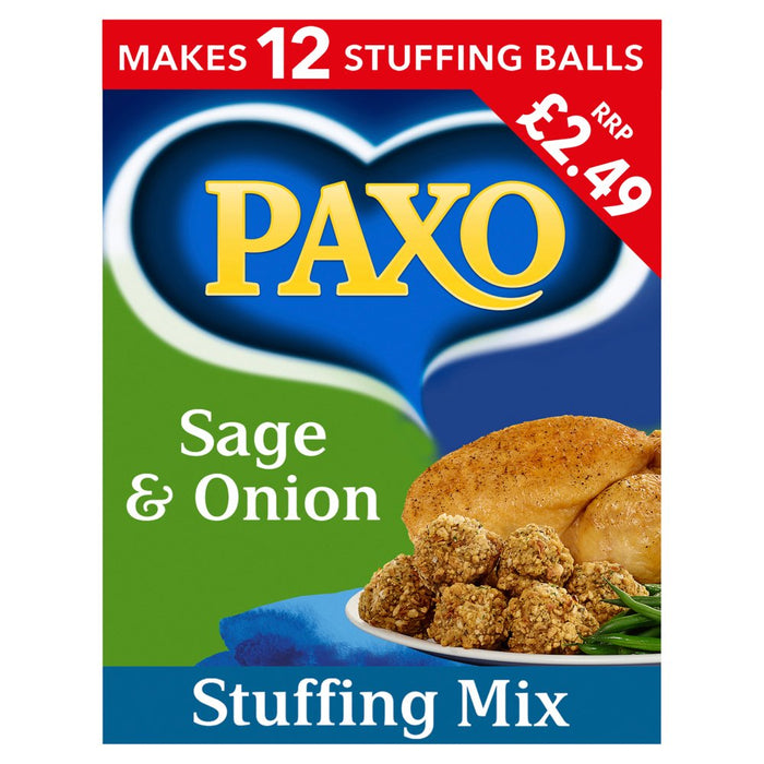 Paxo Sage & Onion Stuffing Mix PMP 170g (Case of 8)