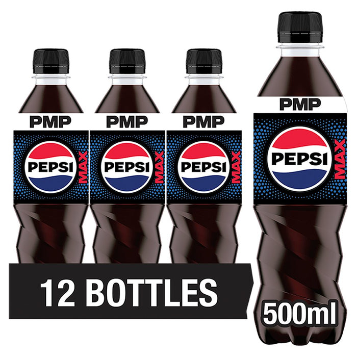 Pepsi Max No Sugar 500ml PMP (Case of 12)