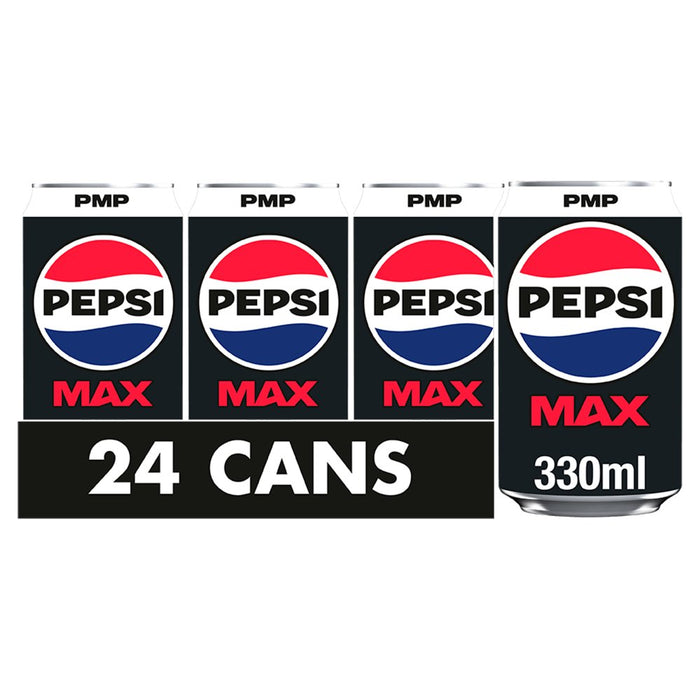Pepsi Max No Sugar PMP 330ml (Case of 24)