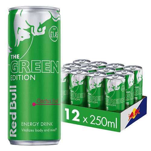 Red Bull Energy Drink Green Edition Cactus 250ml (Case of 12)