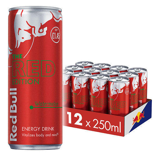 Red Bull Energy Drink Red Edition Watermelon 250ml (Case of 12)