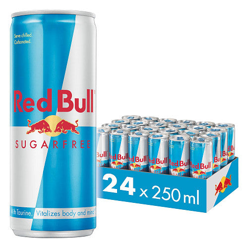 Red Bull Energy Drink Sugar Free 250ml (Case of 24)