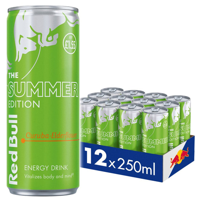 Red Bull Energy Drink Summer Edition Curuba & Elderflower 250ml (Case of 12)