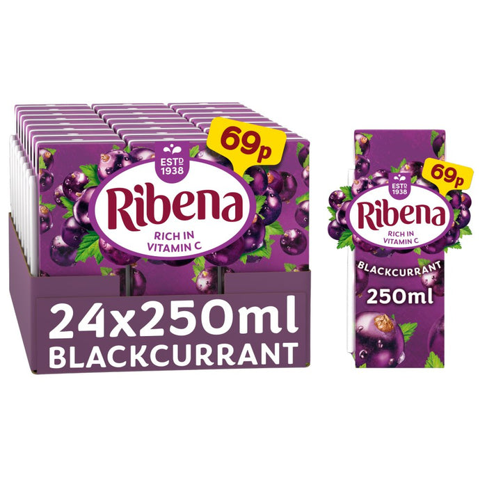 Ribena Blackcurrant 250ml (Case of 24)