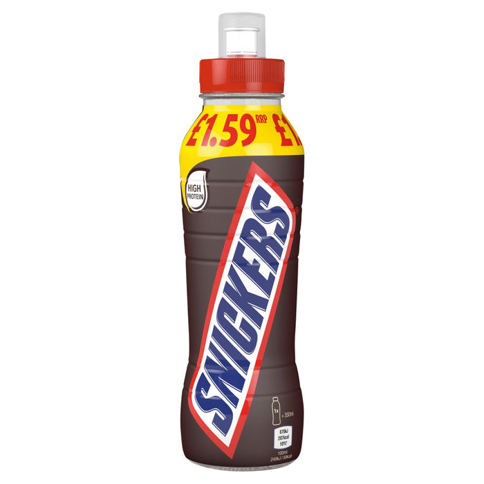 Snickers Chocolate Milk Shake Drink 350ml (Case of 8)
