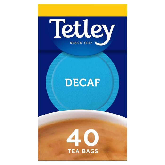 Tetley Decaf 40 Tea Bags PMP (Case of 6)