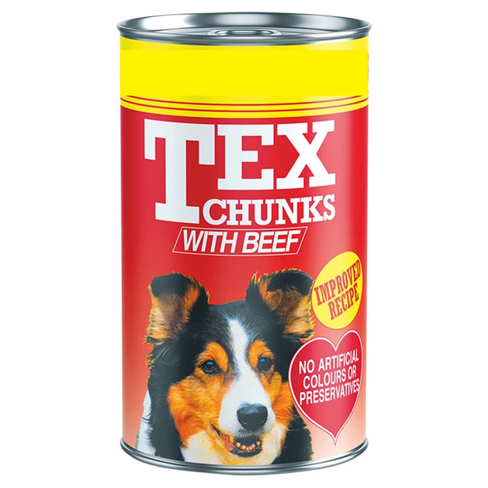 Tex Chunks with Beef 1.2kg (Case of 6)