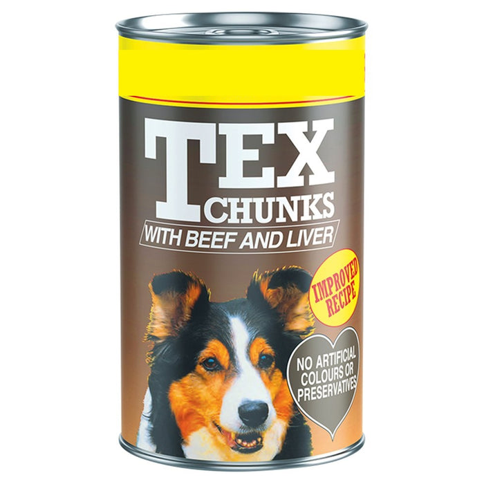 Tex Chunks with Beef and Liver 1.2kg (Case of 6)