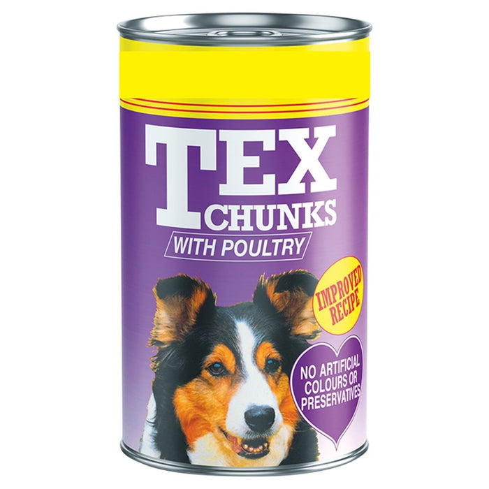 Tex Chunks with Poultry 1.2kg (Case of 6)