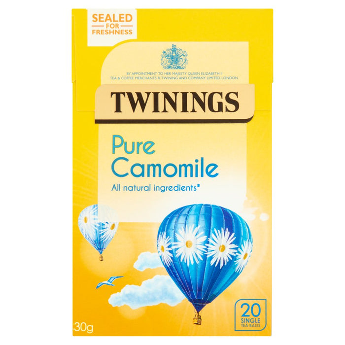 Twinings Pure Camomile 20 Tea Bags 30g (Case of 4)