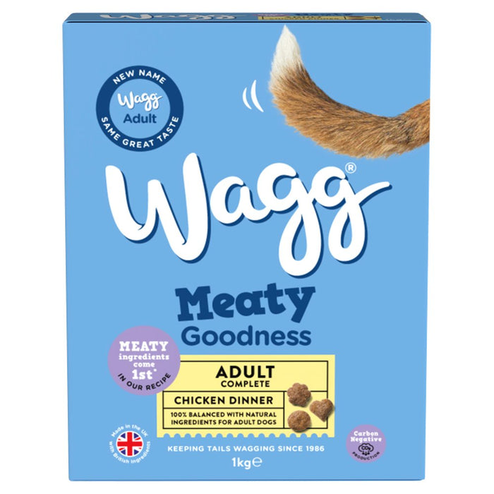 Wagg Meaty Goodness Adult Complete Chicken Dinner 1kg (Case of 5)